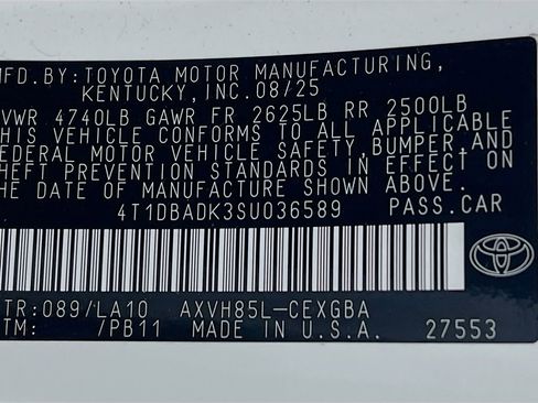 Used 2025 Toyota Camry XLE AWD/4WD image 28