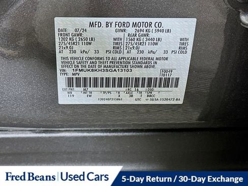 Used 2025 Ford Explorer ST-Line w/ Premium Package AWD/4WD image 41