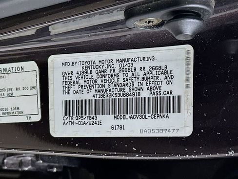 Used 2003 Toyota Camry LE image 22