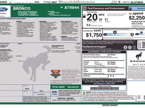 Certified 2022 Ford Bronco Outer Banks image 2