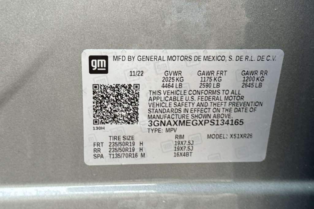 Used 2023 Chevrolet Equinox RS w/ RS Leather Package FWD image 36