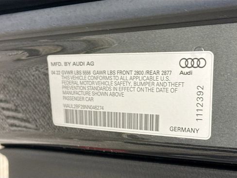 Used 2022 Audi A6 Premium Plus image 34