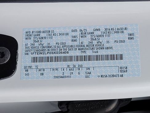 New 2025 Ford F150 STX w/ Equipment Group 200A image 13