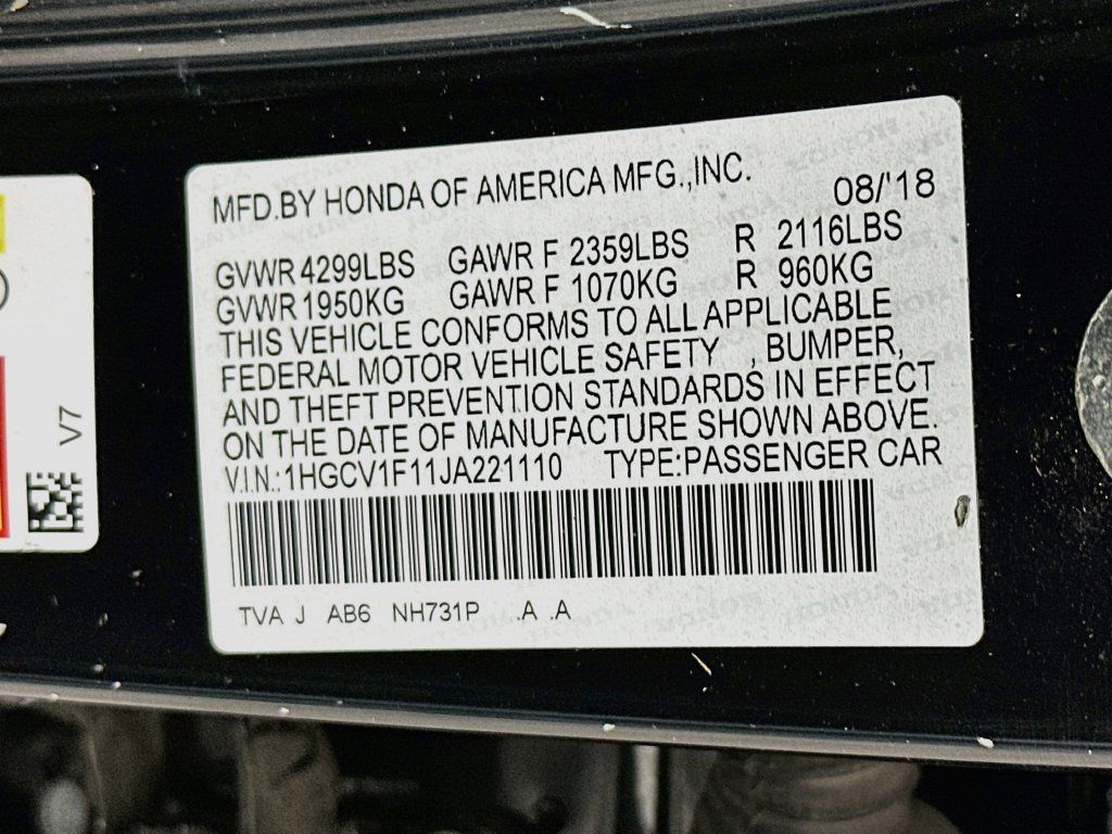 Used 2018 Honda Accord LX image 30