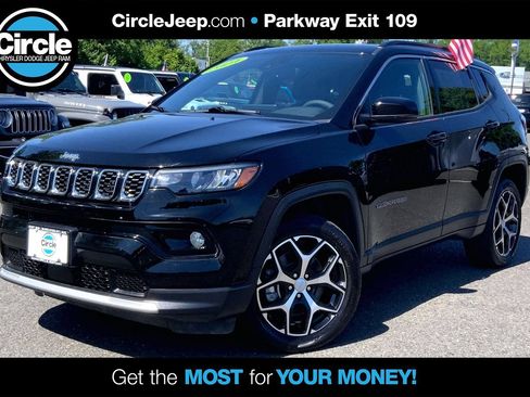Certified 2024 Jeep Compass Limited w/ Sun and Sound Group AWD/4WD image 1