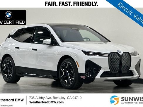 Certified 2024 BMW iX xDrive50 w/ Sport Package AWD/4WD image 1