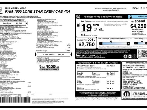 Used 2025 RAM 1500 Lone Star AWD/4WD image 14