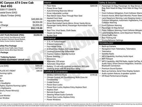 New 2026 GMC Canyon AT4 w/ Technology Plus Package AWD/4WD image 17