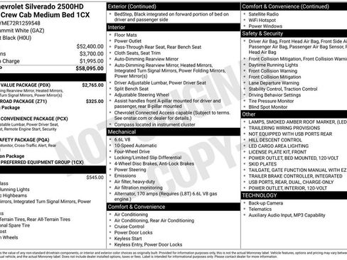 Used 2024 Chevrolet Silverado 2500 Custom w/ Custom Value Package AWD/4WD image 51