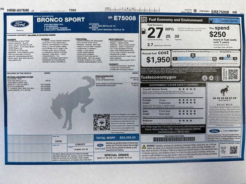 Used 2025 Ford Bronco Sport Big Bend AWD/4WD image 27