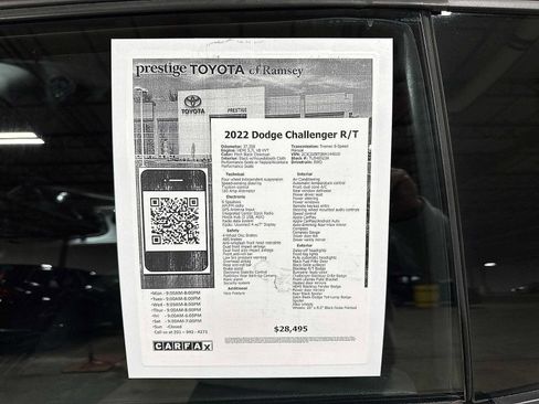 Used 2022 Dodge Challenger R/T w/ Blacktop Package image 12