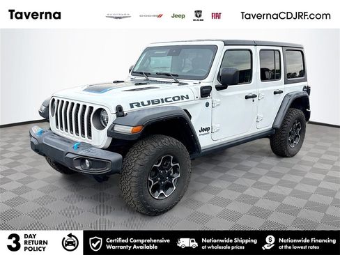 Used 2021 Jeep Wrangler Unlimited Rubicon 4xe w/ Cold Weather Group image 1