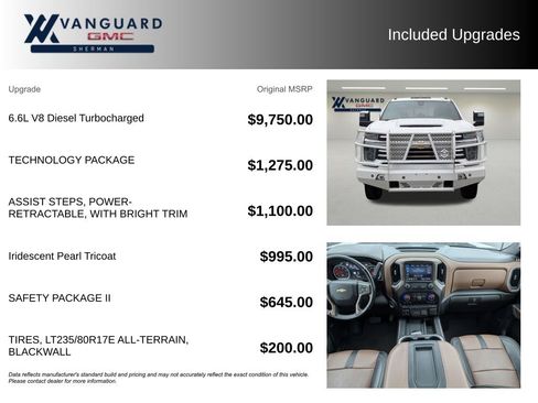 Used 2021 Chevrolet Silverado 3500 High Country w/ Technology Package AWD/4WD image 9