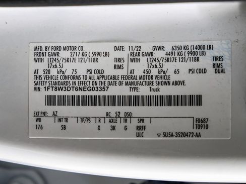Used 2022 Ford F350 Lariat w/ Lariat Ultimate Package AWD/4WD image 59