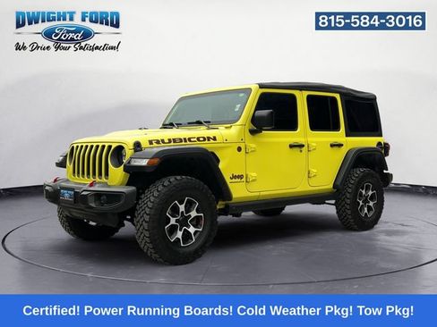 Used 2023 Jeep Wrangler Unlimited Rubicon w/ Cold Weather Group AWD/4WD image 1
