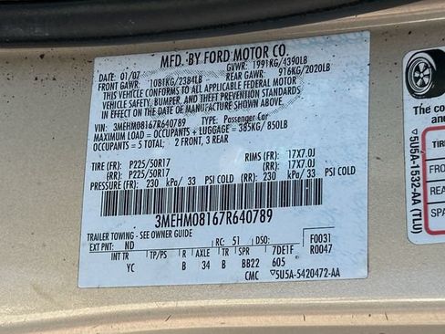 Used 2007 Mercury Milan Premier FWD image 14