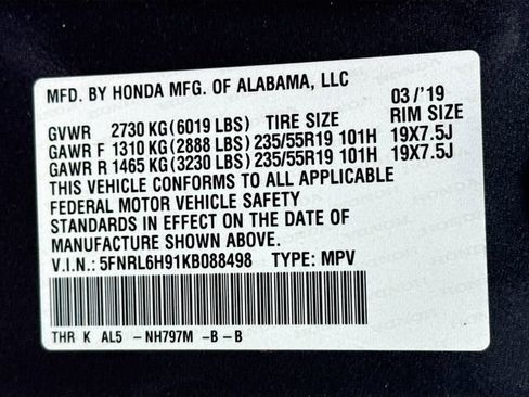 Used 2019 Honda Odyssey Elite image 27