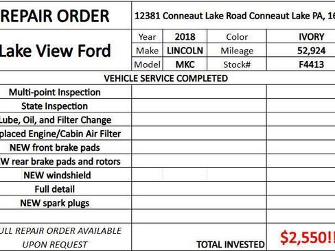 Used 2018 Lincoln MKC Select image 7