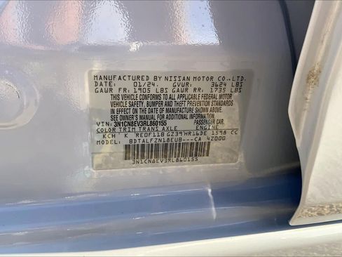 Used 2024 Nissan Versa SV w/ Trunk Package FWD image 34