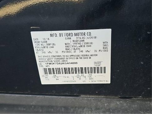 Used 2019 Ford Explorer XLT FWD image 9