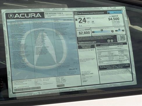 New 2026 Acura Integra Type S image 20