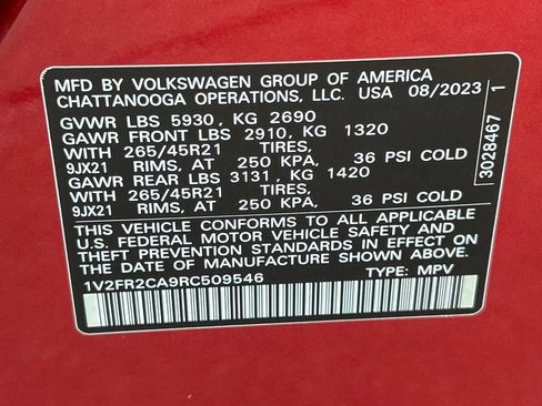 Used 2024 Volkswagen Atlas SEL Premium R-Line AWD/4WD image 60