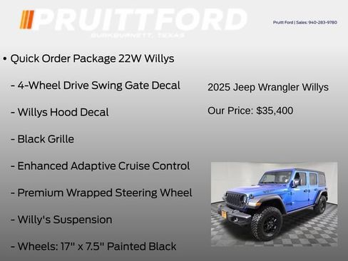 Used 2025 Jeep Wrangler Unlimited Sport AWD/4WD image 25