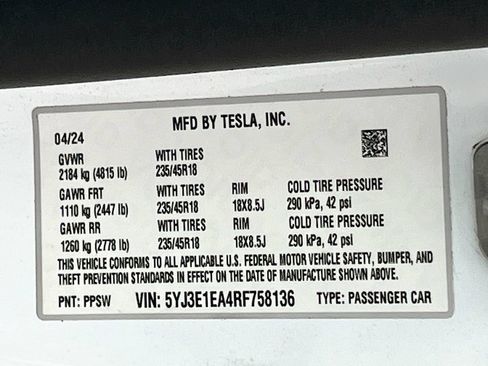 Used 2024 Tesla Model 3 RWD image 33