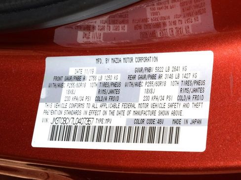 Used 2020 MAZDA CX-9 Touring w/ Touring Premium Package AWD/4WD image 41