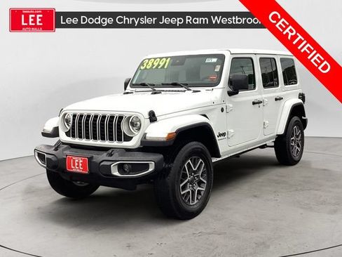 Certified 2025 Jeep Wrangler Unlimited Sahara AWD/4WD image 1