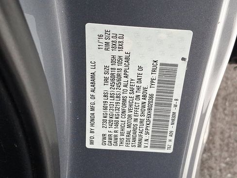 Used 2017 Honda Ridgeline RTL-T image 28