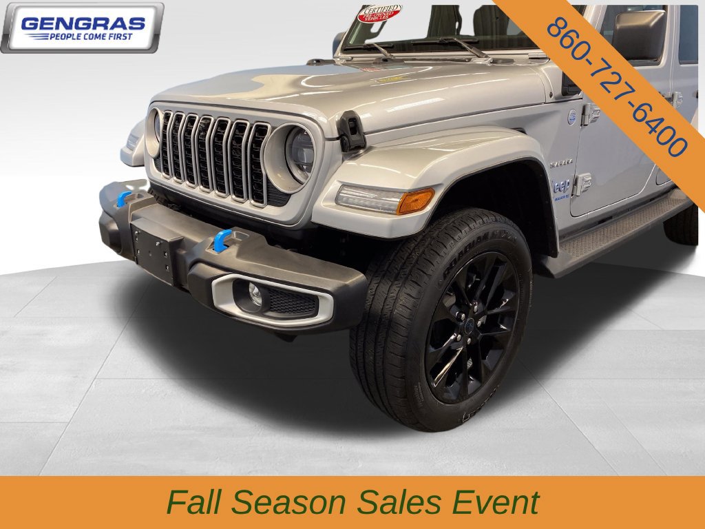 Used 2024 Jeep Wrangler Unlimited Sahara w/ Technology Group AWD/4WD image 49