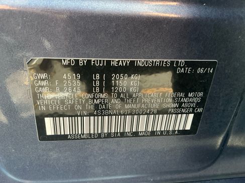 Used 2015 Subaru Legacy 2.5i Limited AWD/4WD image 16