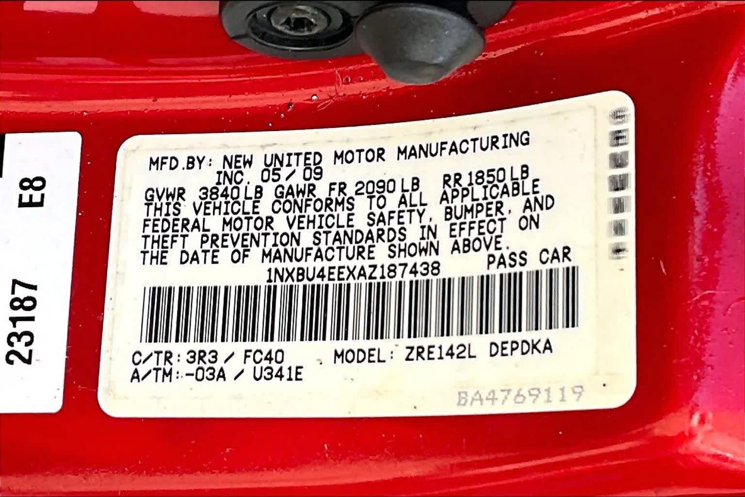 Used 2010 Toyota Corolla LE w/ All Weather Guard Pkg FWD image 36