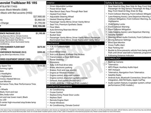 New 2026 Chevrolet TrailBlazer RS w/ Convenience Package FWD image 3