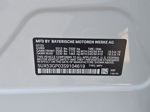 Used 2025 BMW X3 xDrive30i w/ Convenience Package image 10