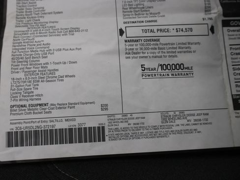 Used 2022 RAM 2500 Big Horn w/ Night Edition image 56