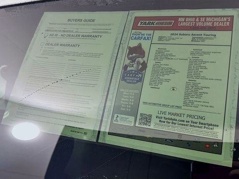 Certified 2024 Subaru Ascent Touring image 13