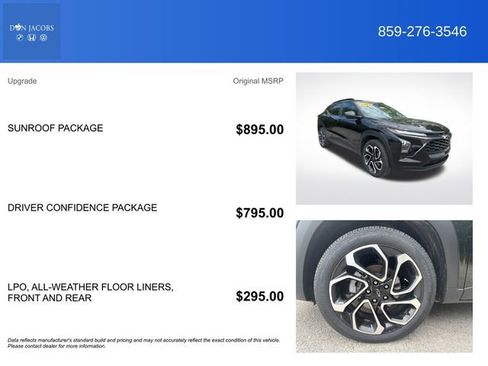 Used 2024 Chevrolet Trax RS w/ Sunroof Package FWD image 5