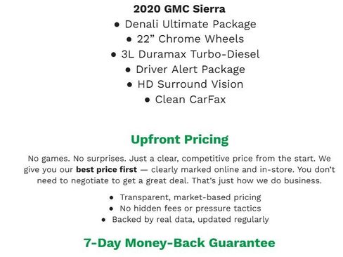 Used 2020 GMC Sierra 1500 Denali w/ Denali Ultimate Package image 2