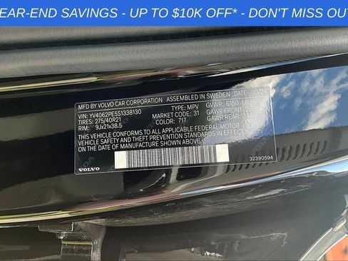 Used 2025 Volvo XC90 B6 Plus w/ Protection Package Premier image 36