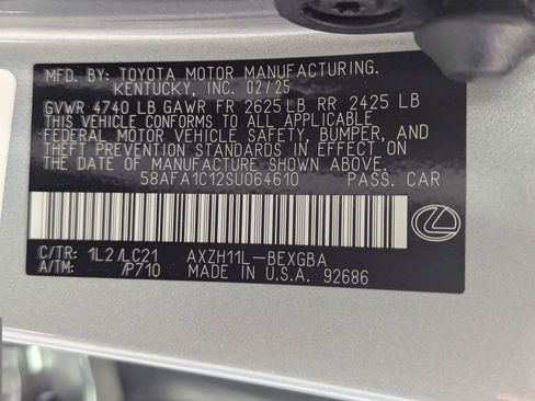 Used 2025 Lexus ES 300h Ultra Luxury w/ Accessory Package (Z1) image 27