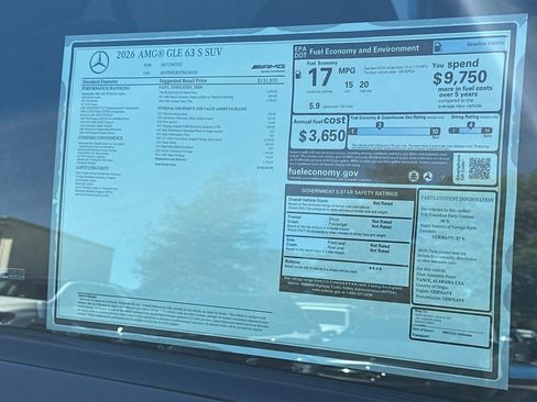 New 2026 Mercedes-Benz GLE 63 AMG S image 30