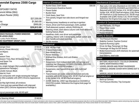 Used 2013 Chevrolet Express 2500 image 2