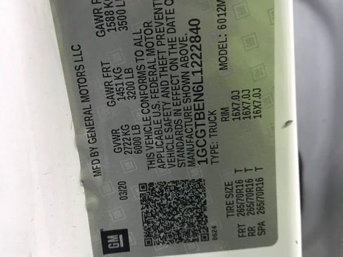 Used 2020 Chevrolet Colorado W/T w/ WT Convenience Package image 49