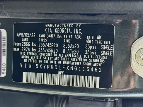Certified 2022 Kia Sorento SX Prestige w/ Rust Color Package AWD/4WD image 41