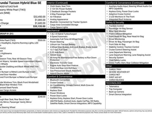 New 2026 Hyundai Tucson Blue SE AWD/4WD image 6