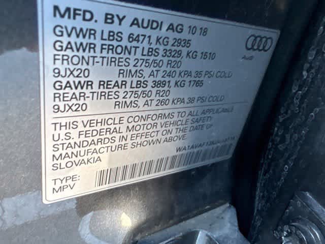 Used 2019 Audi Q8 Premium w/ Convenience Package AWD/4WD image 24