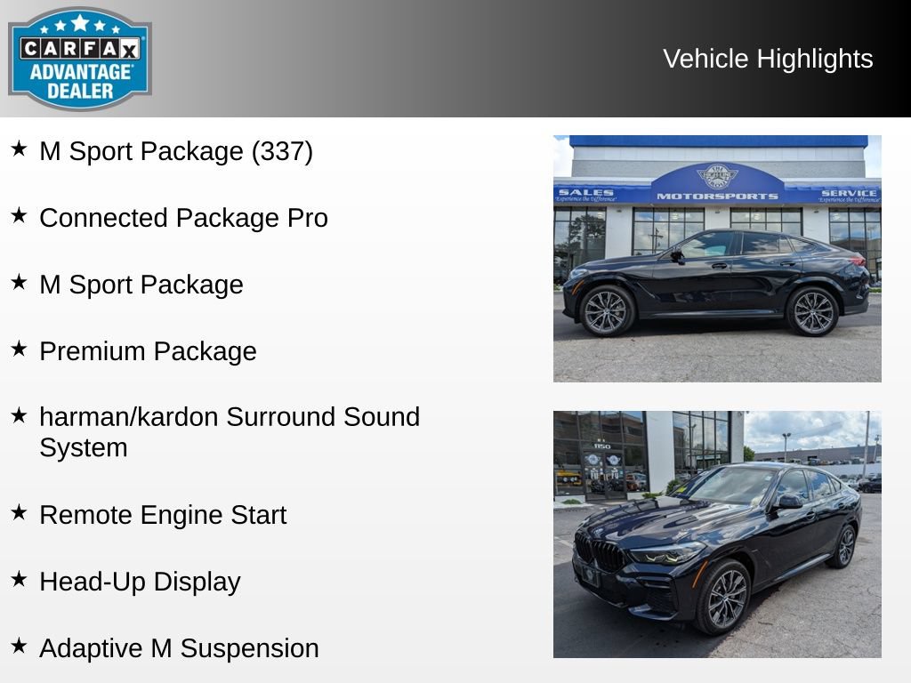 Used 2023 BMW X6 xDrive40i w/ M Sport Package AWD/4WD image 4