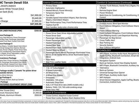 Used 2026 GMC Terrain Denali w/ LPO, Floor Liner Package AWD/4WD image 29